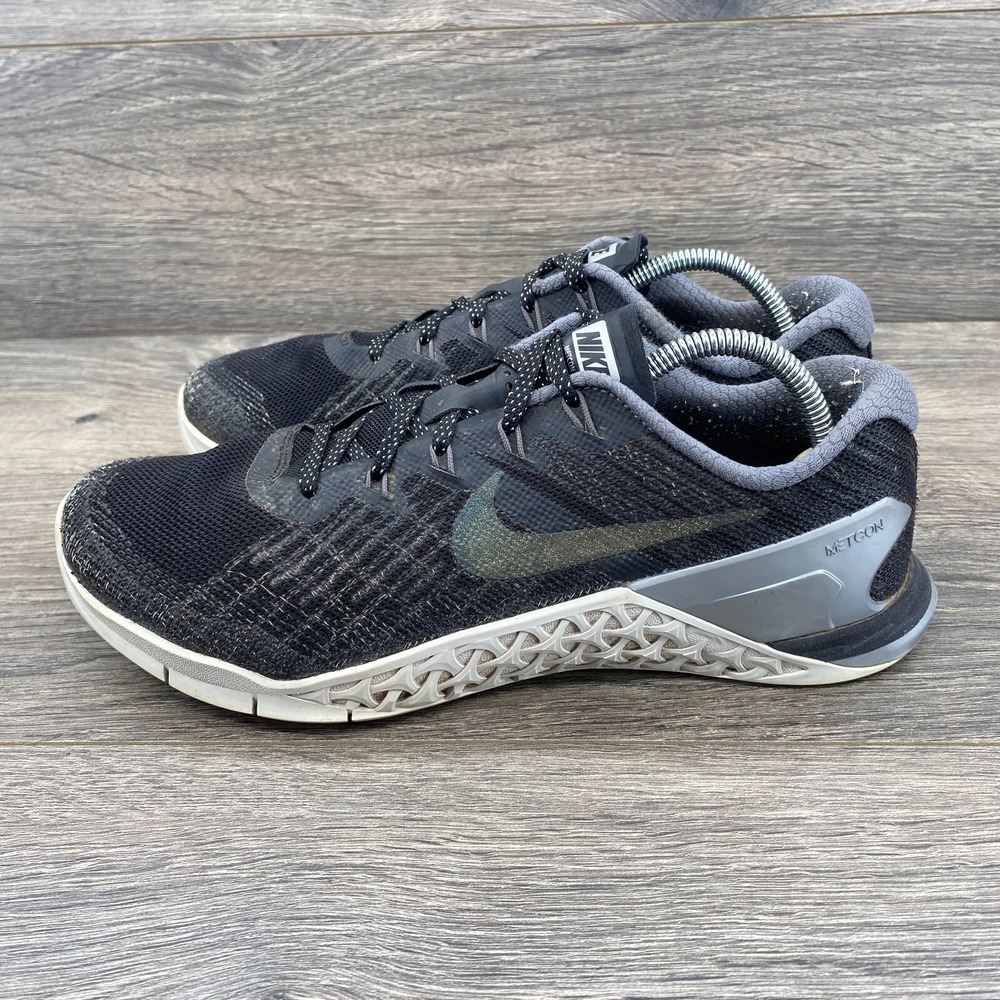 NIKE METCON 3 Training Athletic Sneakers Shoes Womens Size 7.5 Black 922880-001